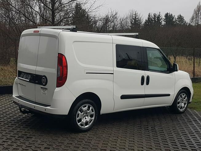 Fiat Doblo MAXI 5 OSÓB  DŁUGI KLIMA 6-BIEGÓW I-WŁAŚCICIEL KRAJOWY AC Poręba - zdjęcie 4