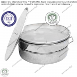 Nierdzewny Odstojnik Pojemnik do miodu poj. 30L z Sitem