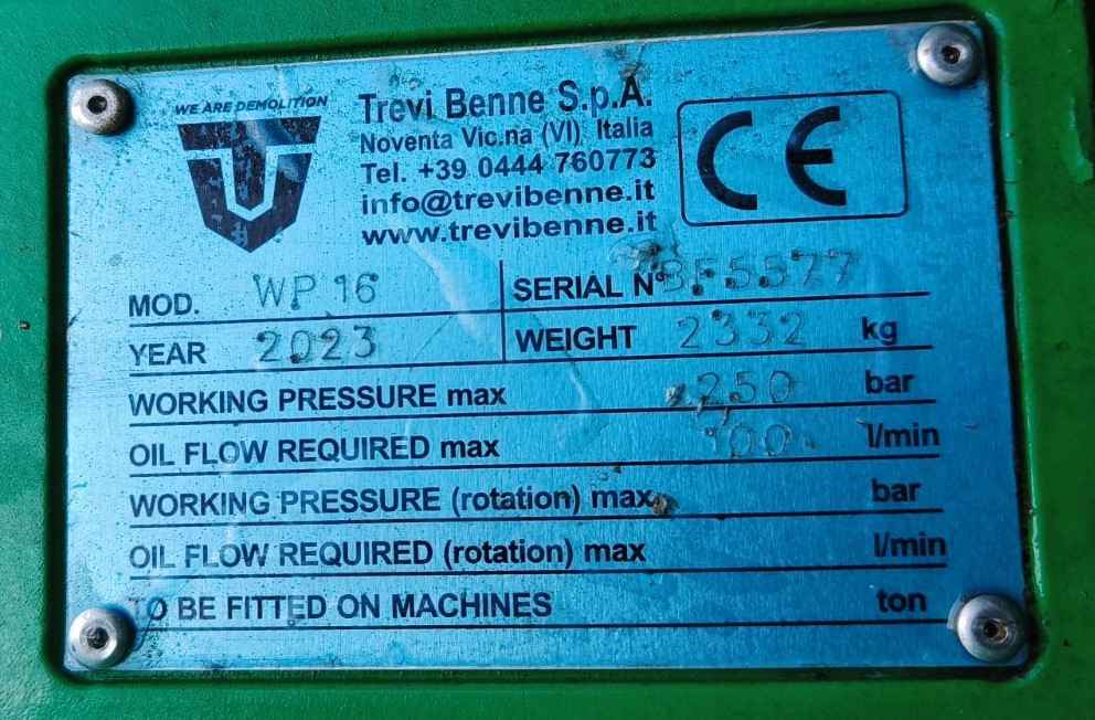 Karczownik / Zacisk Zbierający + Grzebień WP16 Trevi Benne Stargard - zdjęcie 8