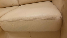 Kanapa (sofa) skórzana 167 cm b. wygodna teraz 350 zł Bemowo - zdjęcie 9