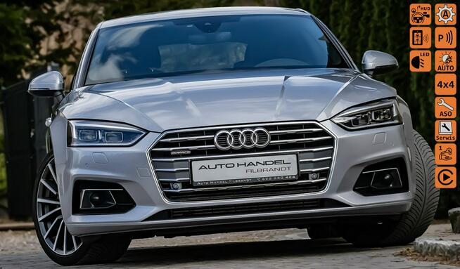 Audi A5 •Gwarancja w Cenie• 3.0 TDI Quattro 218 KM •Wersja SLine Lipno - zdjęcie 1