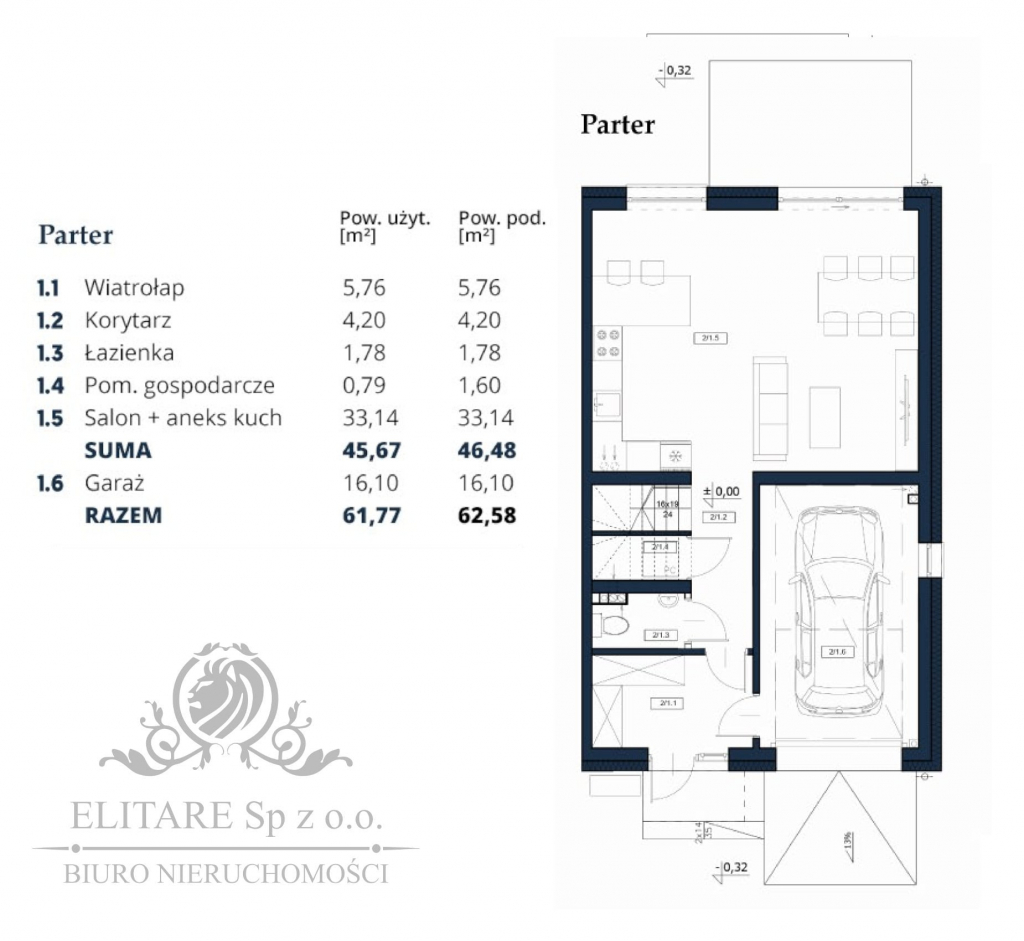 Dom w zab. bliźniaczej o pow. uż.105,27+ 16,1m2garaż, dz.383m2/Iwin Iwiny - zdjęcie 6