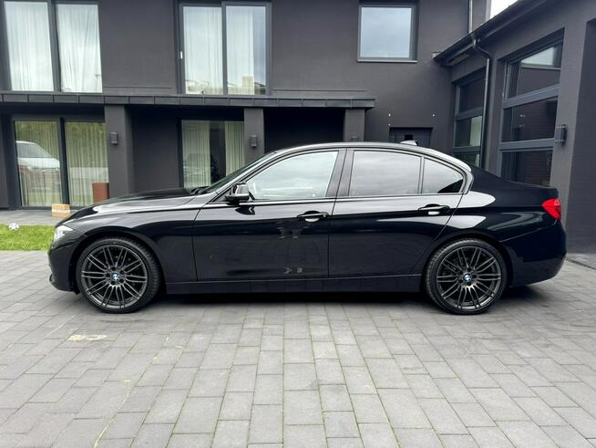 BMW 320 2.0d 190KM Sport Line Full Key Less Go LED GPS 16:9 PDC Czarna Końskie - zdjęcie 6