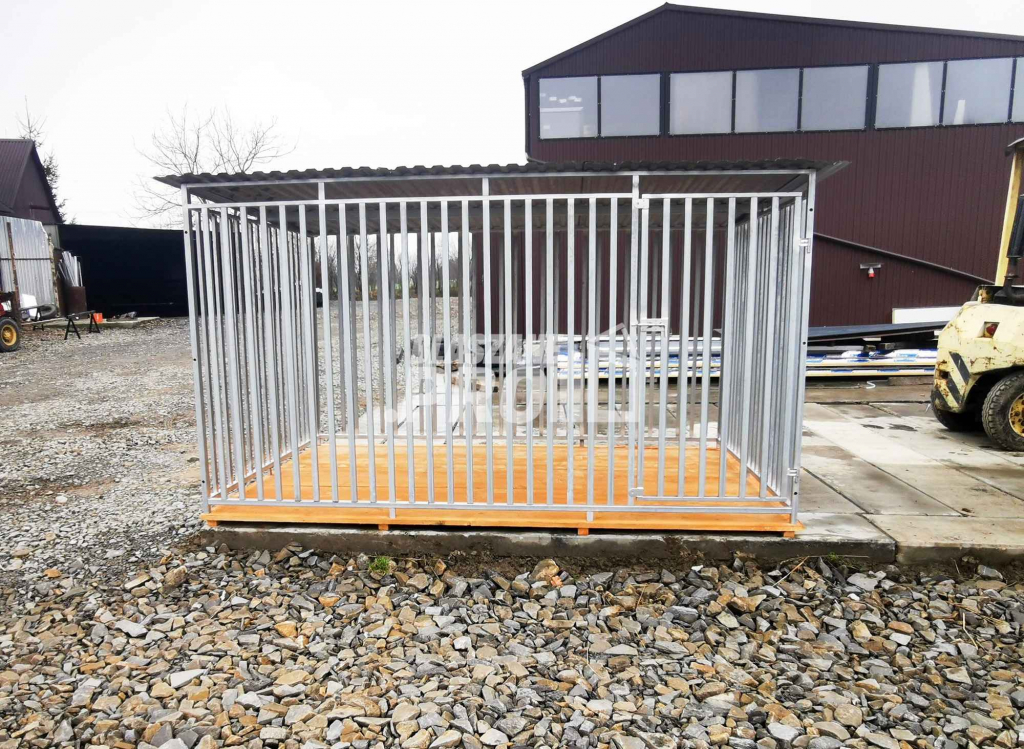 Kojec dla Psa 3x2m z profili zamkniętych + Podłoga drewniana GP267 Łańcut - zdjęcie 3