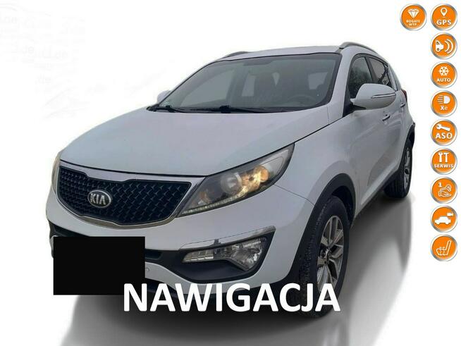 Kia Sportage 1.6 GDI 135km KAMERA hak NAVI asystent SERWIS 2015 Tychy - zdjęcie 1