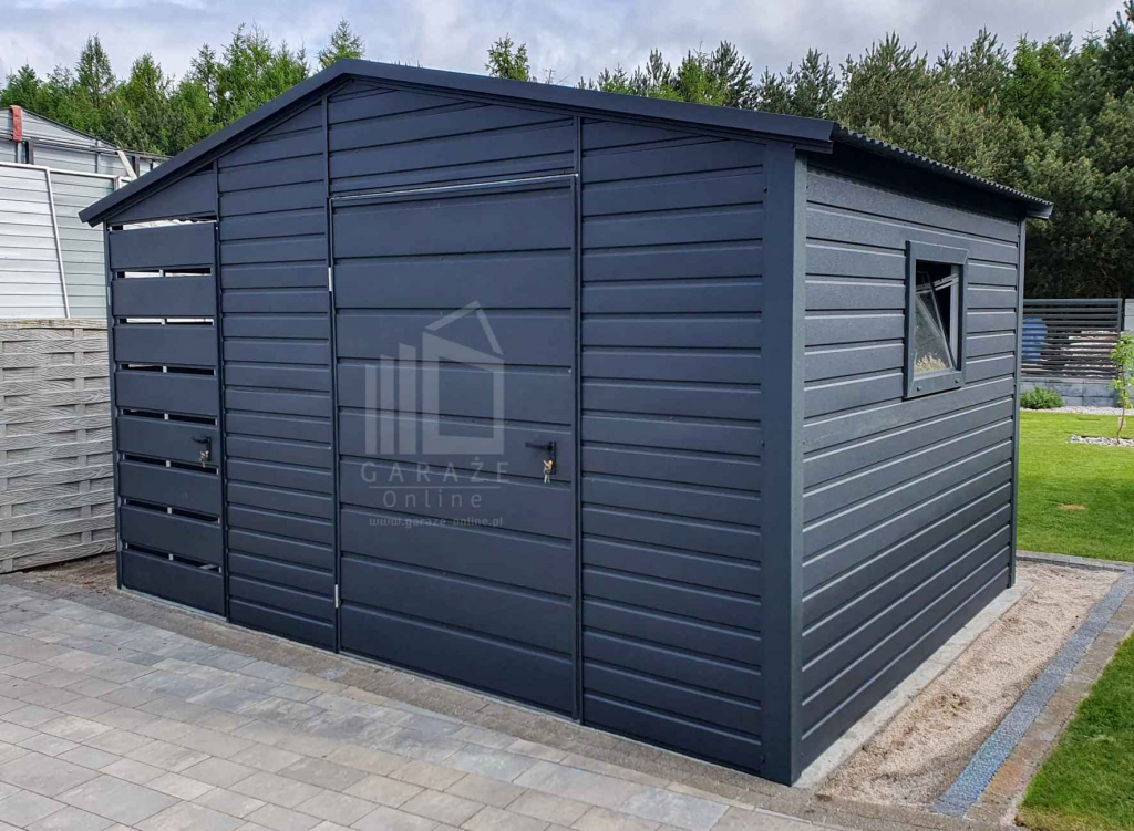 Schowek - Domek Ogrodowy 2,5x2,5m + Wiata 0,9x2,5m Okno Drzwi ID626 Zielona Góra - zdjęcie 5