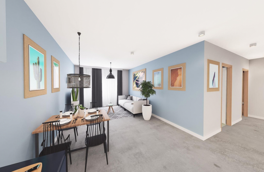 GOTOWE/Mieszkanie 3pok, 64,55m2 z balkonem /Wrocław Szczepin Wrocław - zdjęcie 4