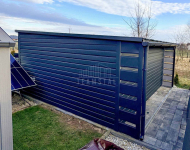 Schowek domek ogrodowy 3,5x4m + wiata 0,5m brama okno rynny TS1155 Oświęcim - zdjęcie 4