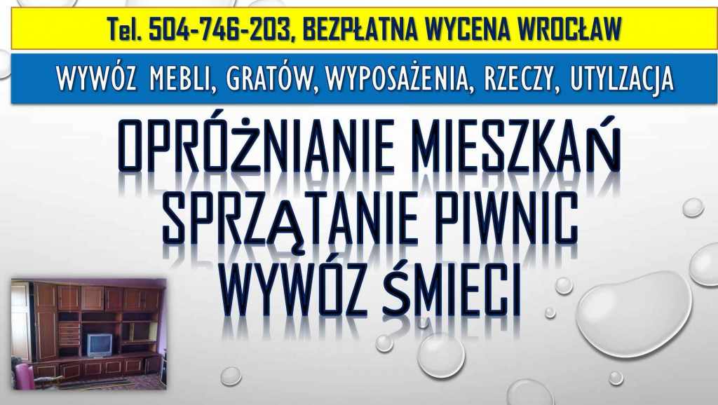 Usuwanie mebli z mieszkania, cena, tel. 504-746-203, Wrocław, demontaż Psie Pole - zdjęcie 4
