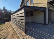 Schowek - domek ogrodowy 3,5x3m - wiata 5m - drzwi  dach rynna GP691 Busko-Zdrój - zdjęcie 6