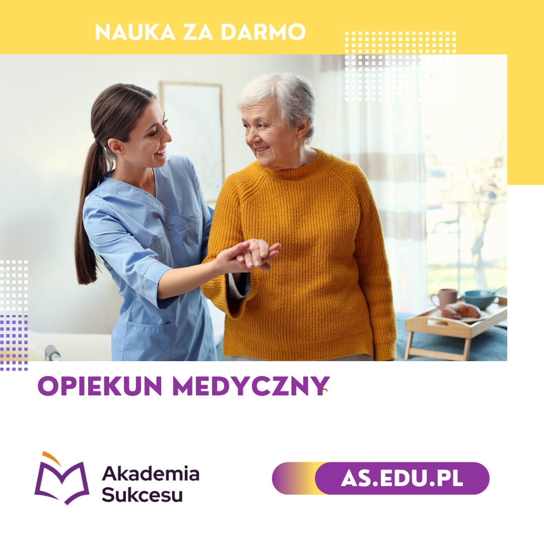 Opiekun Medyczny - nauka za darmo! Suwałki - zdjęcie 1