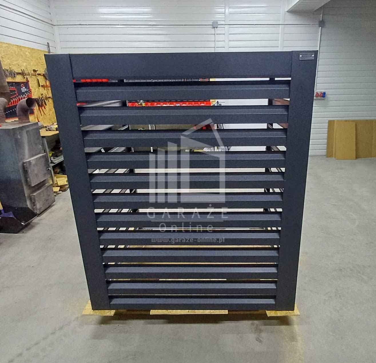 Osłona klimatyzatora – pompy ciepła 100x60x160 cm antracyt ID1146 Włocławek - zdjęcie 2