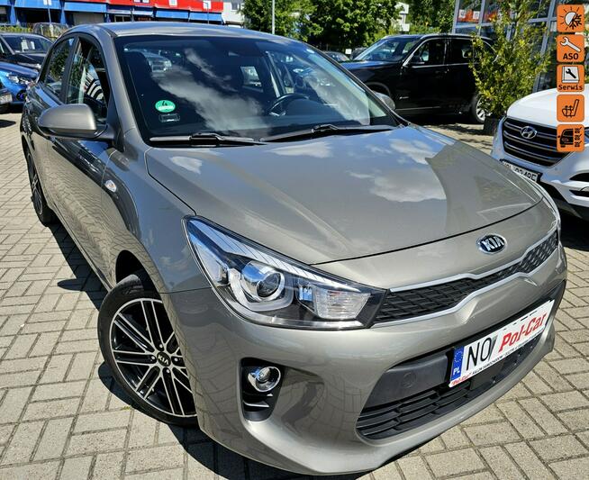 Kia Rio model 2018, grzana kierownica i fotele, asystent pasa, radar Olsztyn - zdjęcie 1