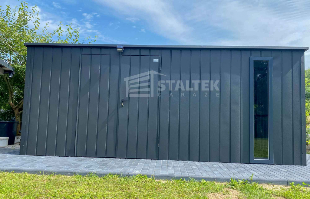 Schowek - domek ogrodowy 5,5x2m - wiata 0,5m brama okno dach ST199 Braniewo - zdjęcie 4