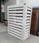 Osłona klimatyzatora – pompy ciepła 100x40x150 cm biały GP705 Suwałki - zdjęcie 3