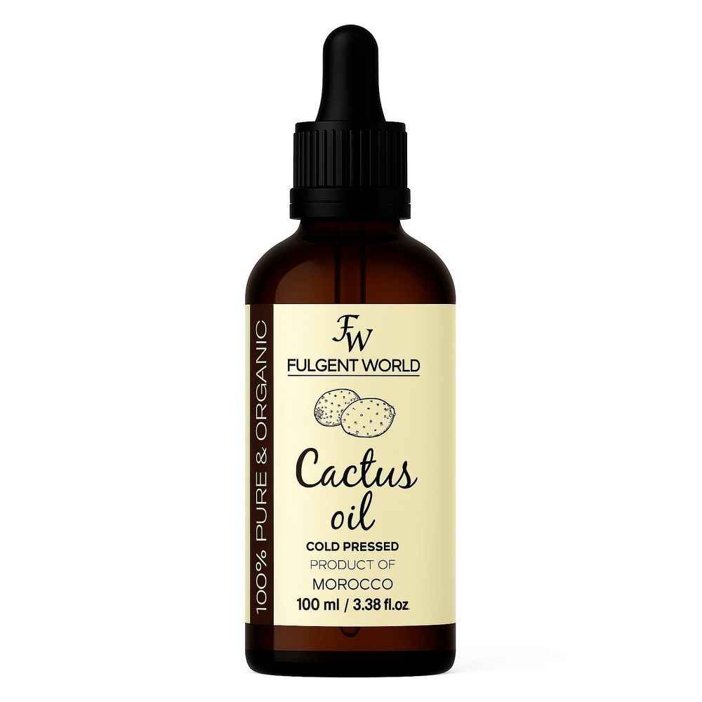 🌵 Fulgent World Cactus Oil – 100% Naturalny Organiczny Olej z Kaktusa Raba Niżna - zdjęcie 1