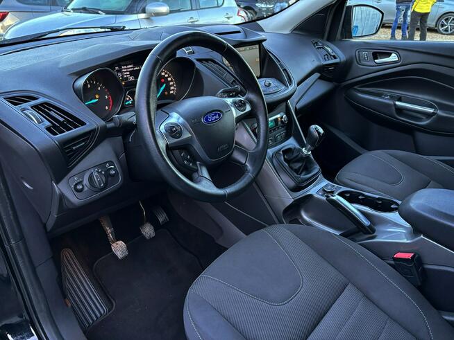 Kuga 2.0TDCI Titanium 150km czujniki NAVI klima BEZWYPADEK serwis 2016 Tychy - zdjęcie 10