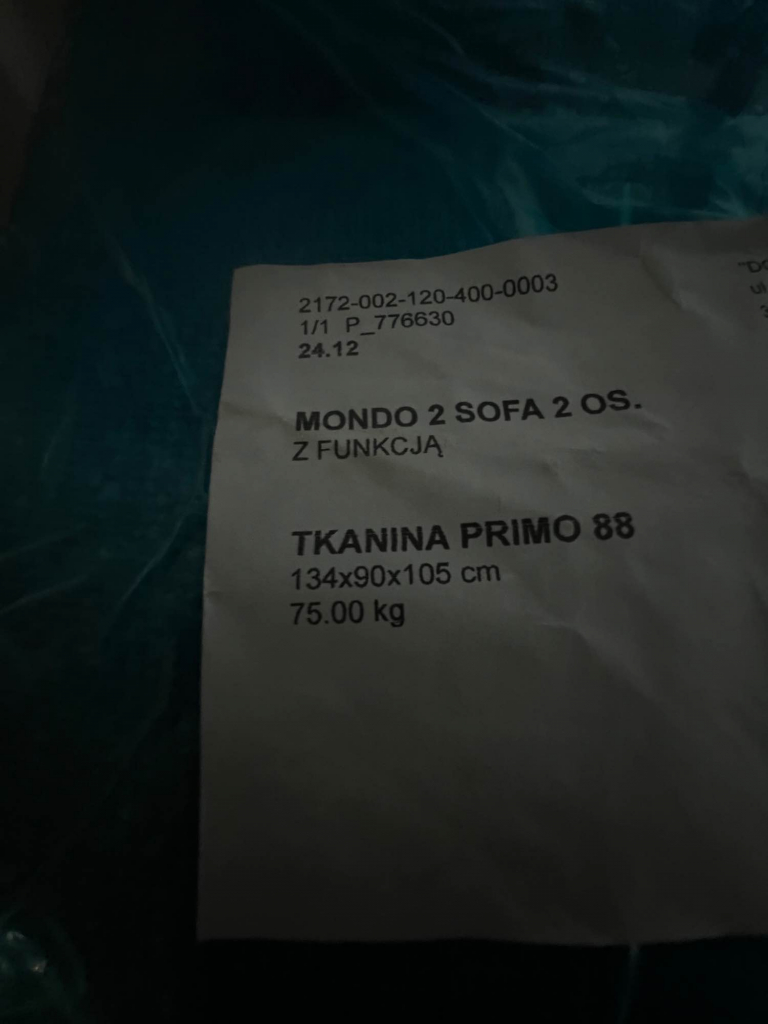 MONDO 2 Dwuosobowa sofa rozkładana typu amerykanka MONDO Połajewo - zdjęcie 8