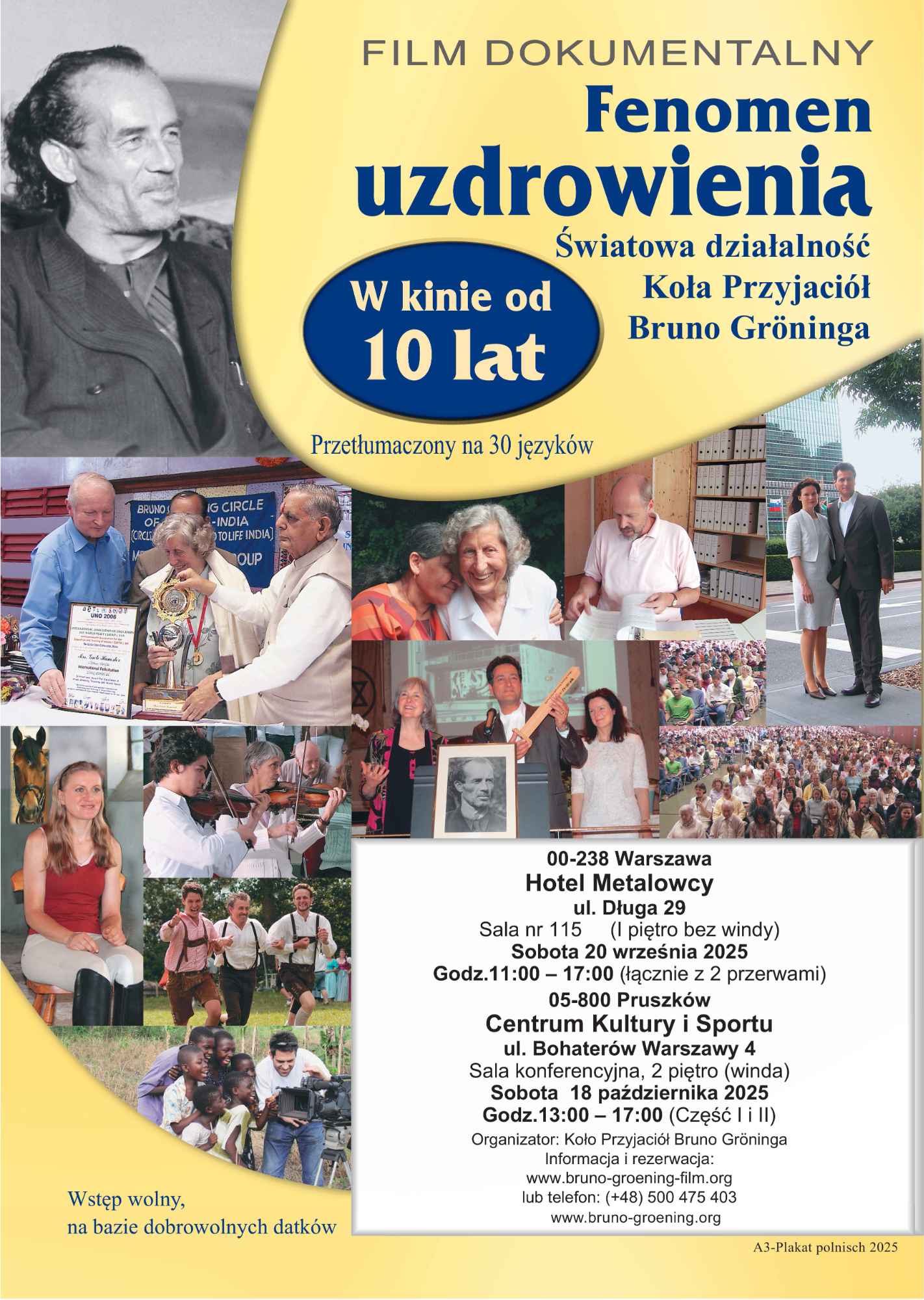 "Fenomen uzdrowienia" - film ratujący zdrowie i życie Śródmieście - zdjęcie 1