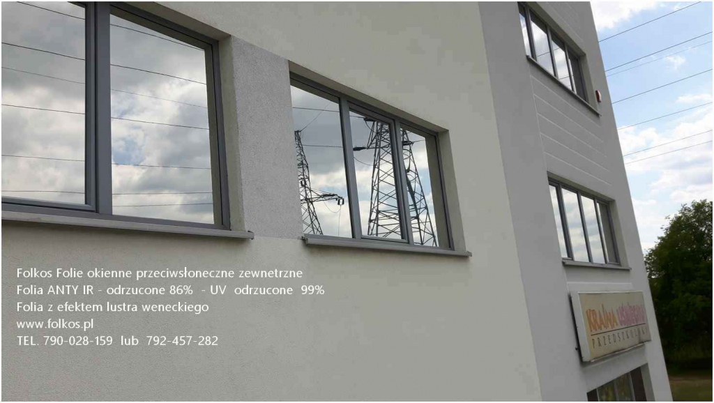 Folie przeciwsłoneczne zewnetrzne Warszawa -Redukcja IR oraz UV Folkos Białołęka - zdjęcie 5
