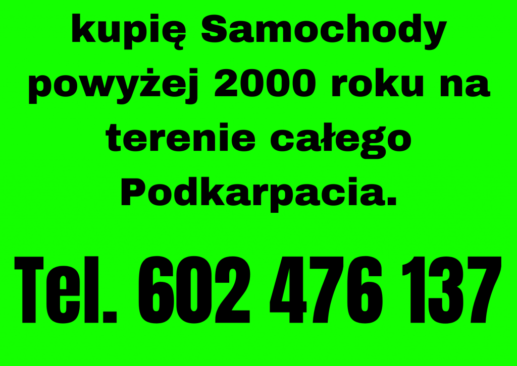 Skupię Samochody powyżej 2000 roku za gotówkę Rzeszów - zdjęcie 1