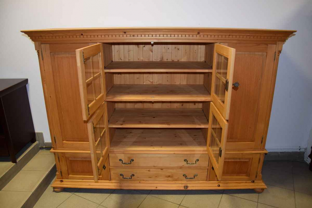 komoda z drewna świerkowego - stan idealny Olsztyn - zdjęcie 4