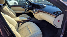 Mercedes S 350 3.5 272KM Biała skóra brązowy metalik Świętoszówka - zdjęcie 11