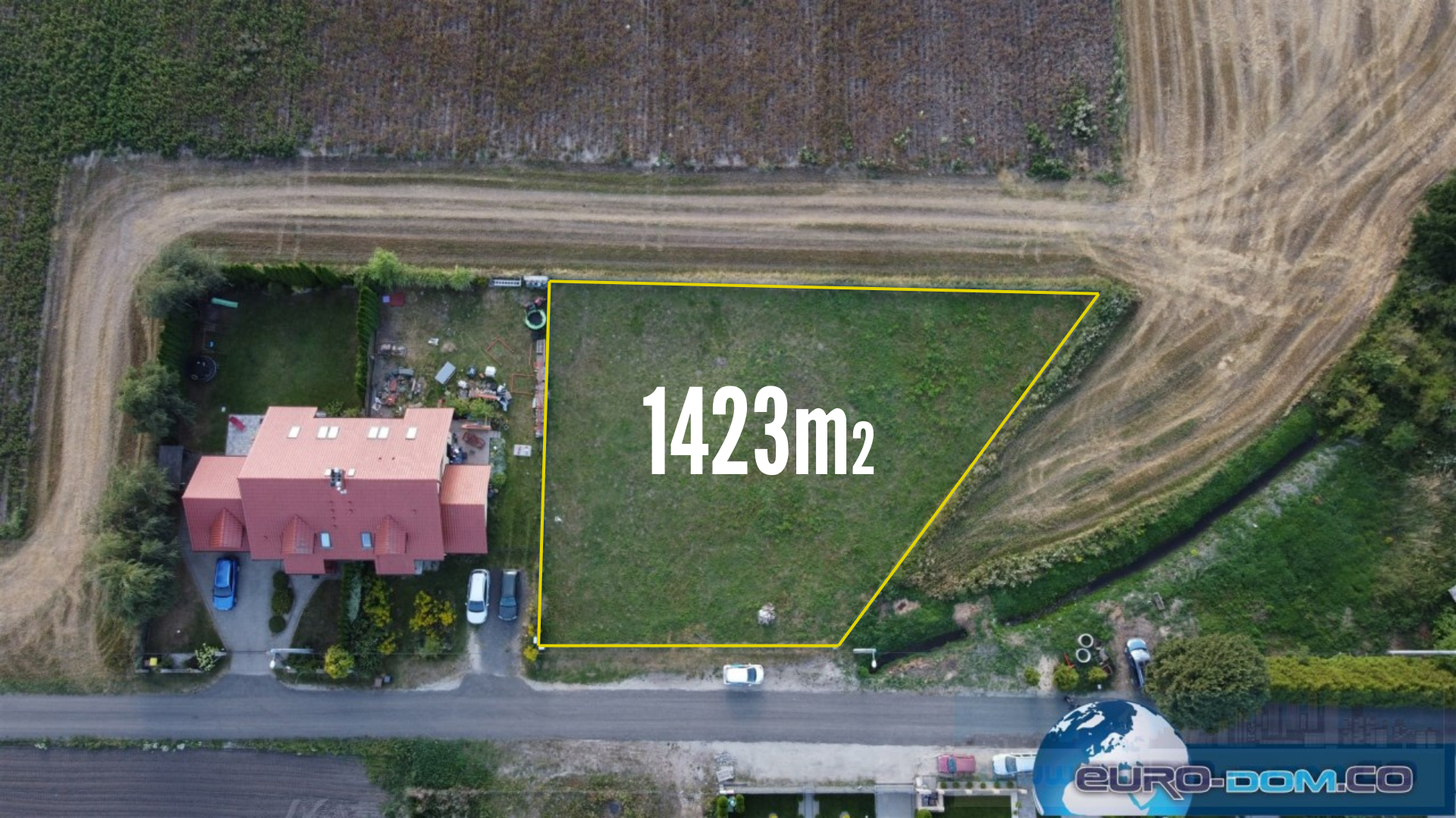 NA SPRZEDAŻ DZIAŁKA O POWIERZCHNI 1423M2 - CZERLEJNKO, GMINA KOSTRZYN Czerlejnko - zdjęcie 3