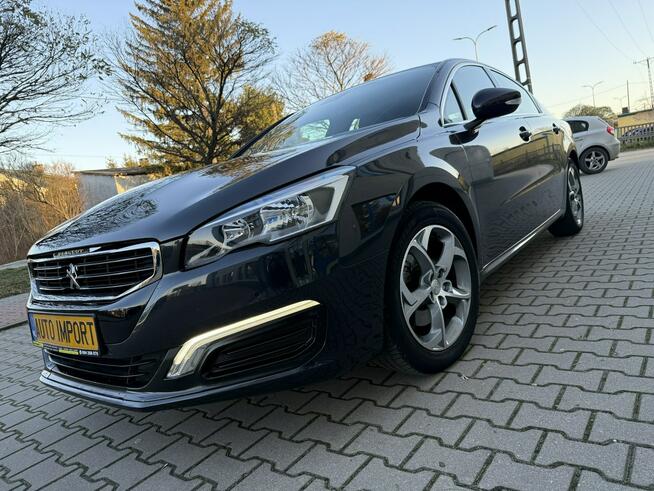 Peugeot 508 Lift 1.6T 2016r Nawigacja Kamera LED Alufelgi Bezwypadkowy Sokołów Podlaski - zdjęcie 9