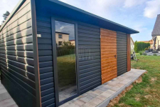 Schowek - domek ogrodowy 4x4 - drzwi - okno dekor z lameli dach TS1185 Międzyrzecz - zdjęcie 4