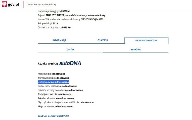 Peugeot RIFTER Zarejestrowany Ubezpieczony Elbląg - zdjęcie 4