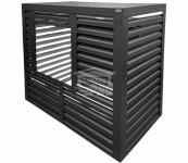 Osłona Pompy Ciepła 120x60x150cm Antracyt Zabudowa GP537