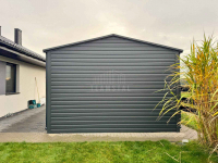 Garaż blaszany 5x6m - brama segmentowa okno drzwi dach  rynny TS1194 Przasnysz - zdjęcie 6