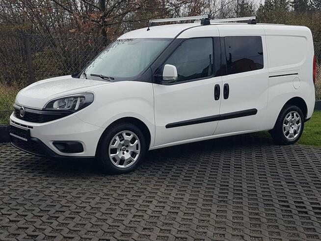 Fiat Doblo 5 OSÓB KLIMA DŁUGI KLIMA 6-BIEGÓW I-WŁAŚCICIEL KRAJOWY AC Poręba - zdjęcie 1