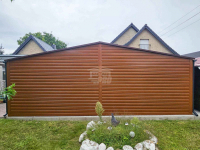 Garaż blaszany 7x6 Brama - drzwi - Dach dwuspadowy rynny GP598 Ciechanów - zdjęcie 10