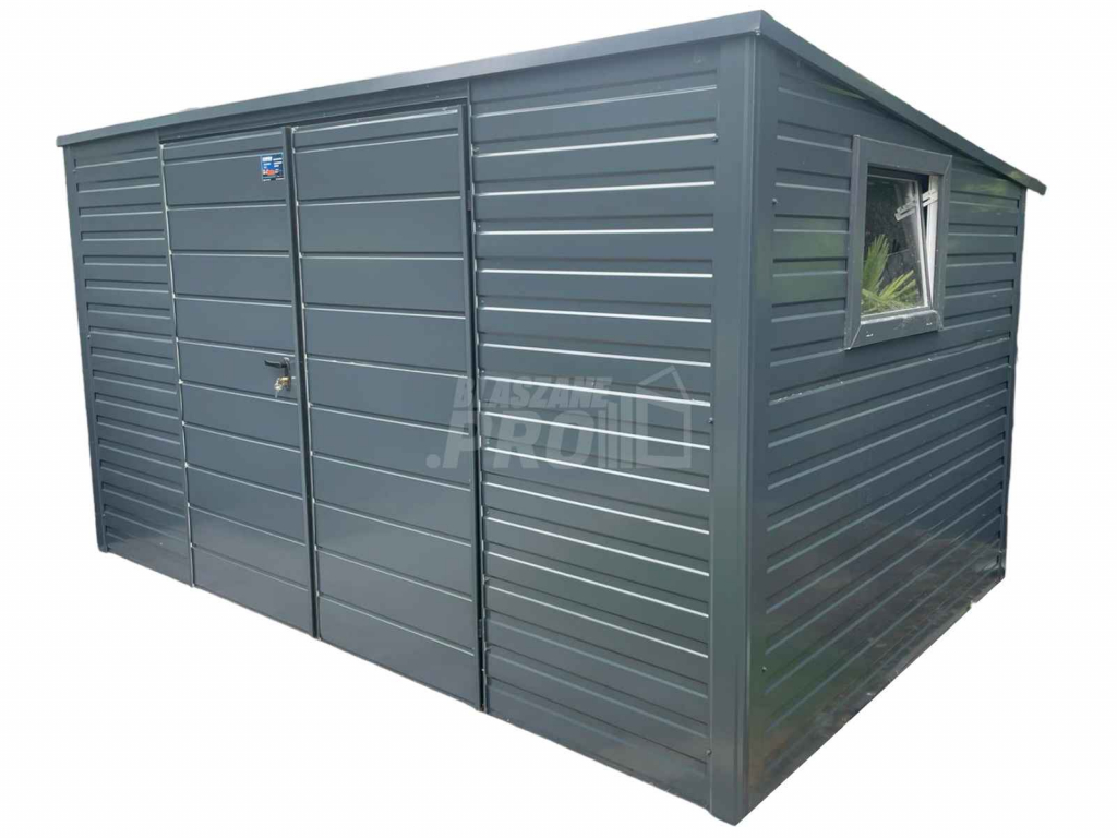 Domek ogrodowy 5x3 brama dwuskrzydłowa  + okno Dach spad w tył  GP116 Legnica - zdjęcie 1