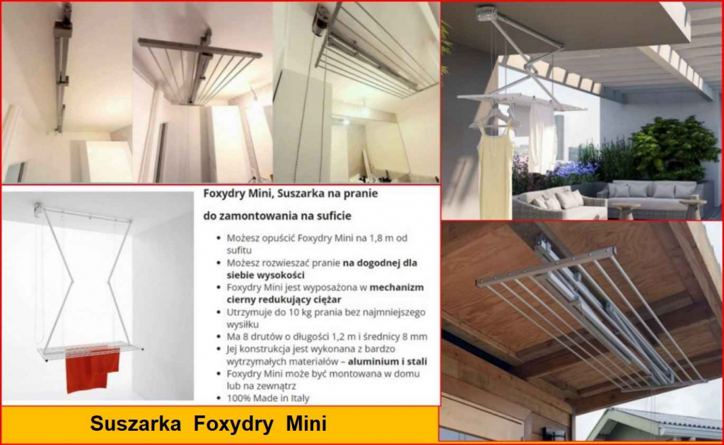 Monter suszarki sufitowej do suszenia prania. Włochy - zdjęcie 8