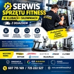 Naprawa sprzętu fitness w klubach - bieżnie, orbitreki