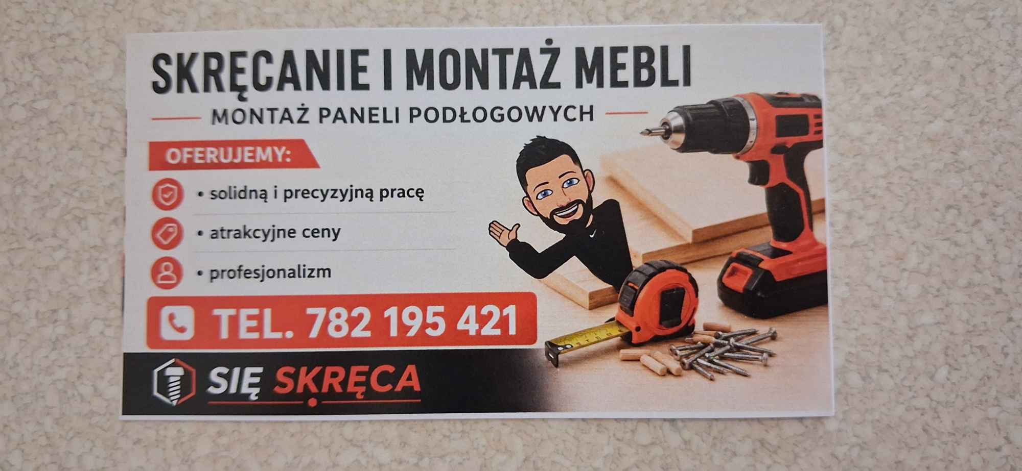 Skręcanie I montaż Mebli. Montaż Paneli podłogowych Konin - zdjęcie 1