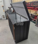 Zabudowa koszy na śmieci wiata obudowa 177x65x110 cm 3x120L GP710 Hajnówka - zdjęcie 6