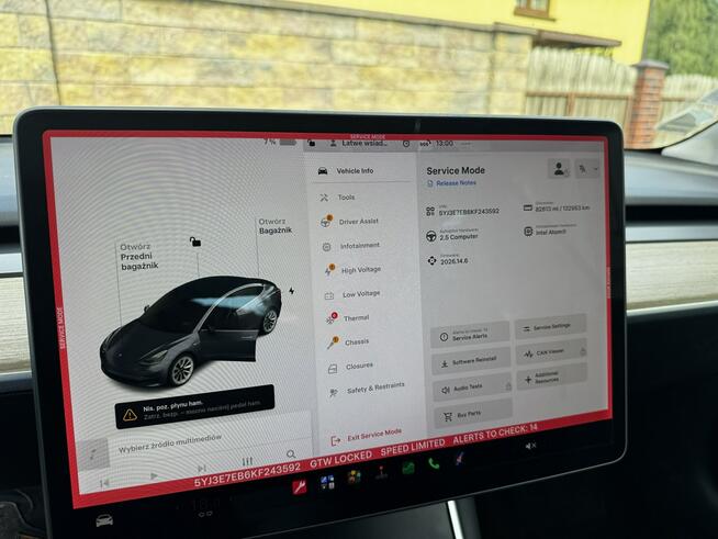 TESLA 3 AWD#Kamery# Margonin - zdjęcie 11