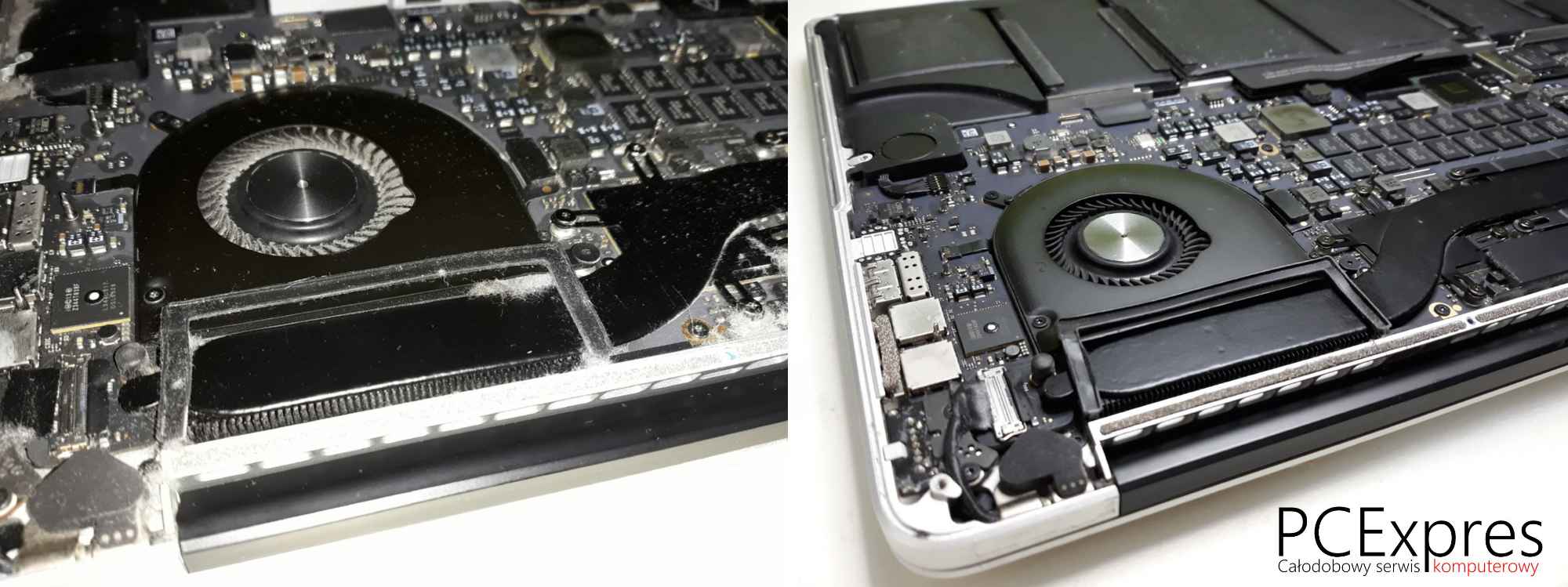 PCExpres Całodobowy Serwis Komputerowy Warszawa Czyszczenie MacBooka Mokotów - zdjęcie 3