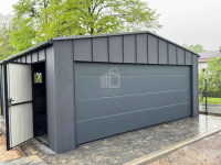 Garaż blaszany Premium 6x5,8 Brama drzwi 2x okno rynny dach ID1015 Ruda Śląska - zdjęcie 3