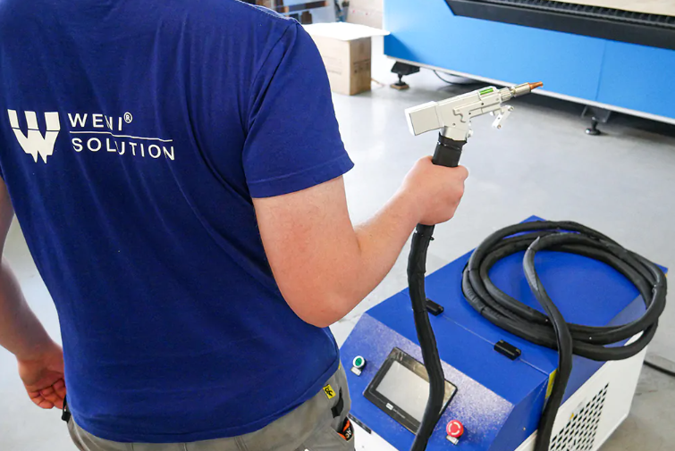 Laser 3000W Spawalniczy 5w1 Spawanie Cięcie Czyszczenie Podajnik Drutu Nysa - zdjęcie 5