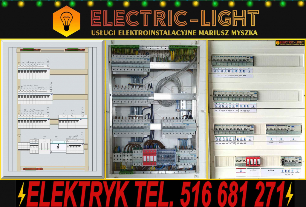 Elektryk. Usługi elektroinstalacyjne. Electric-Light Limanowa - zdjęcie 1