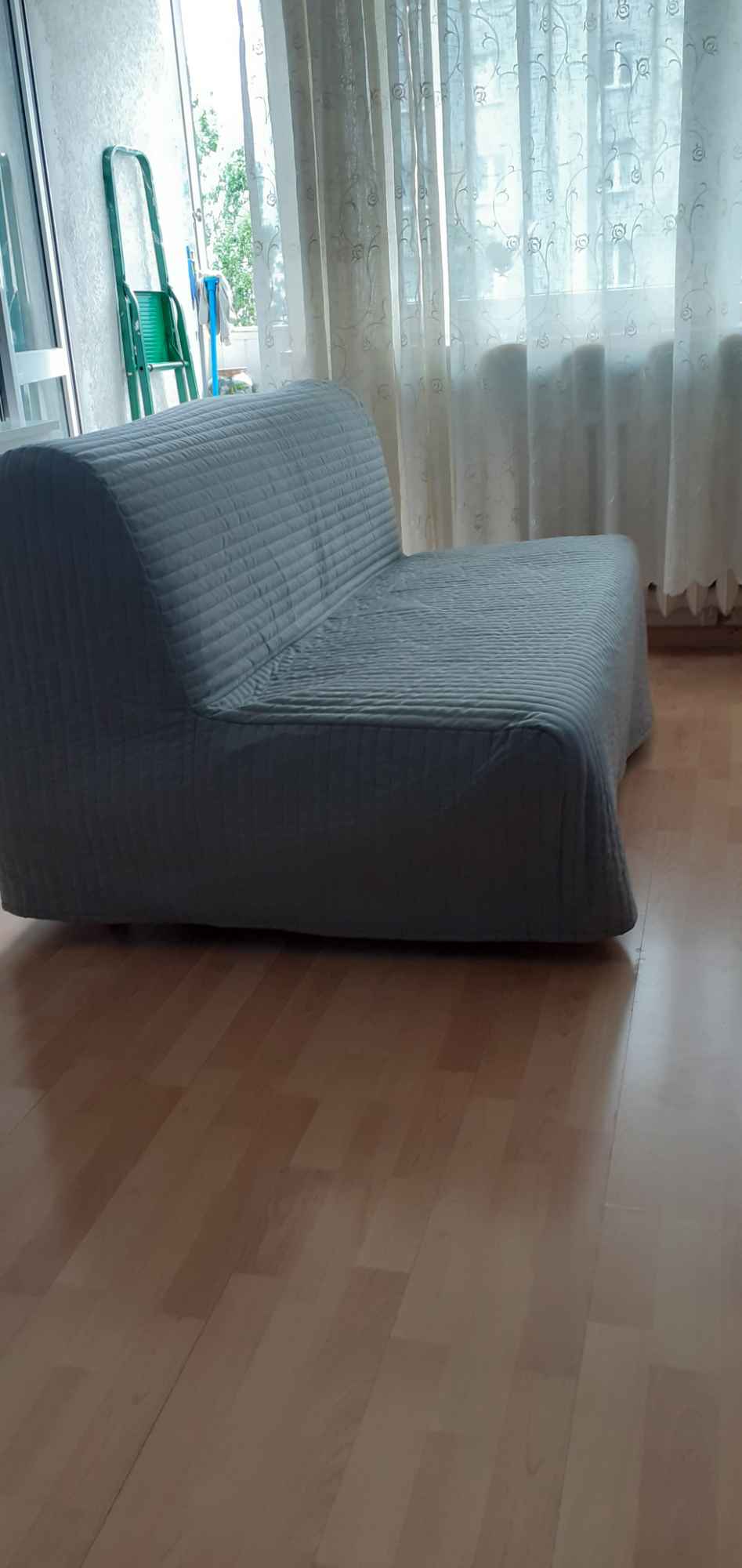 Sprzedam rozkladana lezanke typu Ikea:1,4m×2,0m,z pokrowcem (szary) Podgórze - zdjęcie 4