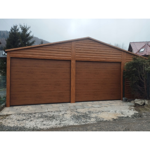 Garaż blaszany 9x6 - Brama segmentowa 2m Gorlice - zdjęcie 1