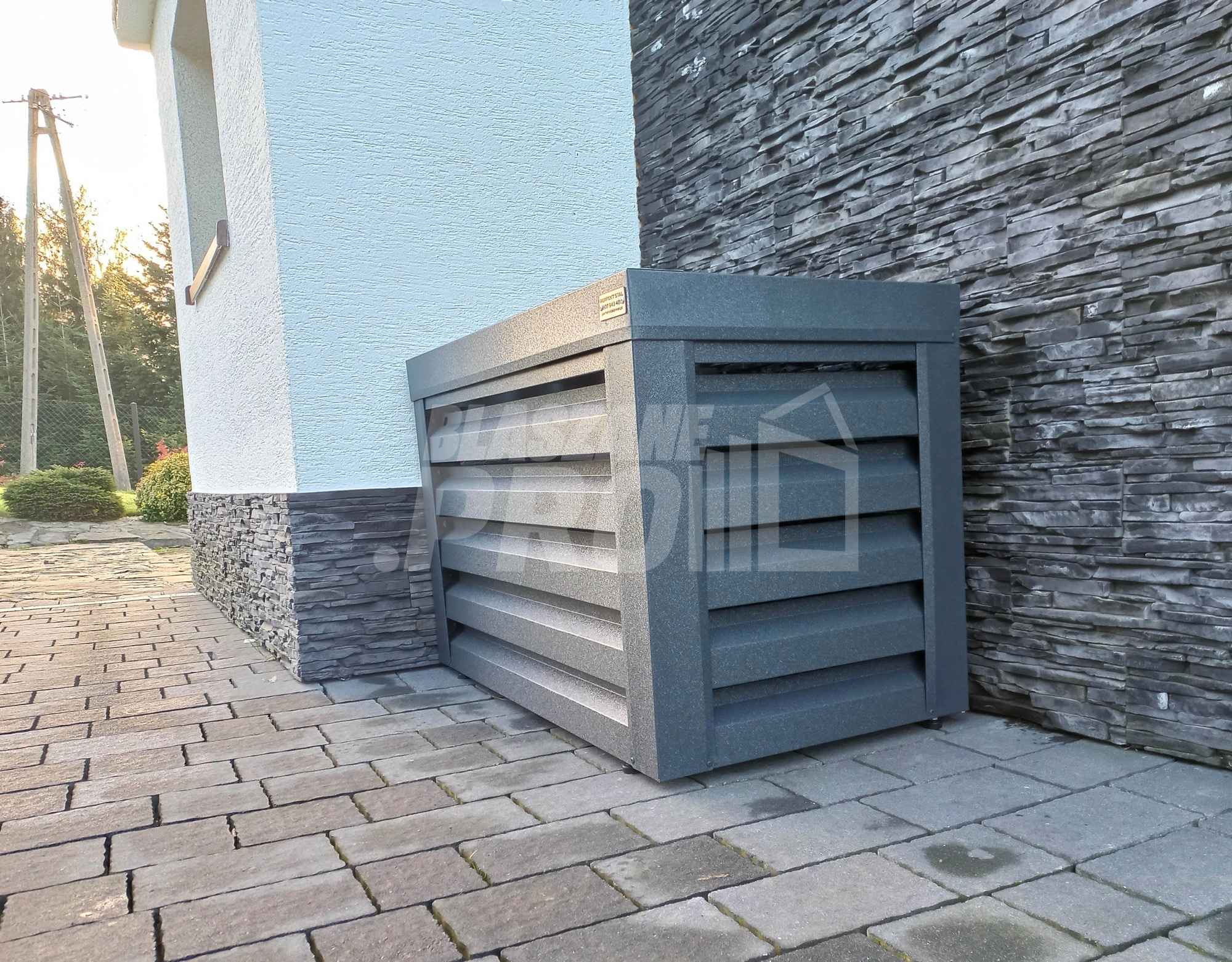 Osłona klimatyzatora - pompy ciepła 70x40x60 cm antracyt GP293 Gdańsk - zdjęcie 5