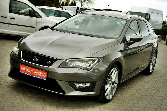 Seat Leon 2,0CR NAVI, 150KM, skóra, alu R18, 2015r. Płock - zdjęcie 10