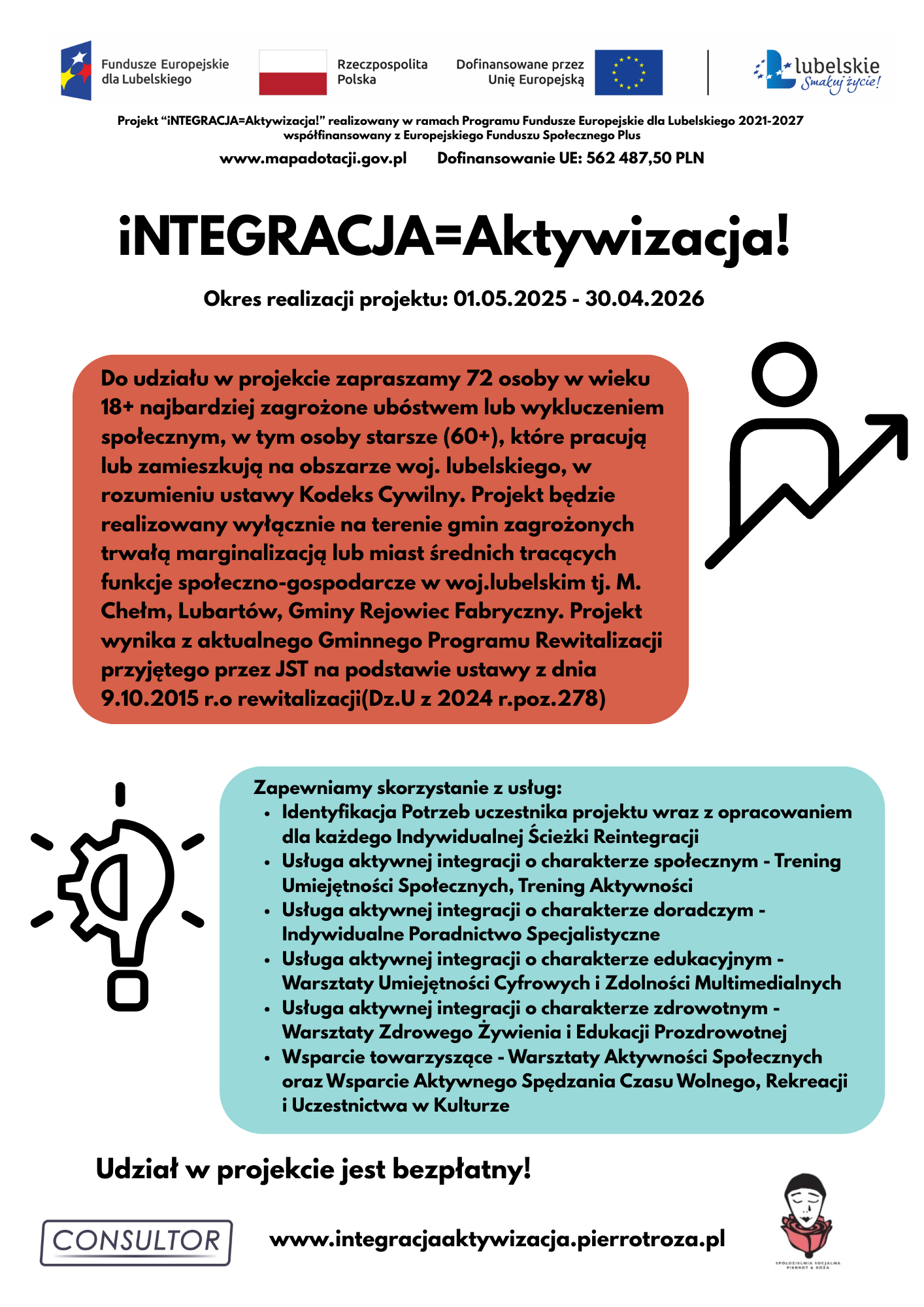 Projekt "iNTEGRACJA=Aktywizacja!" Lublin - zdjęcie 2